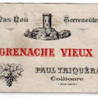 Grenache vieux Paul Triquera